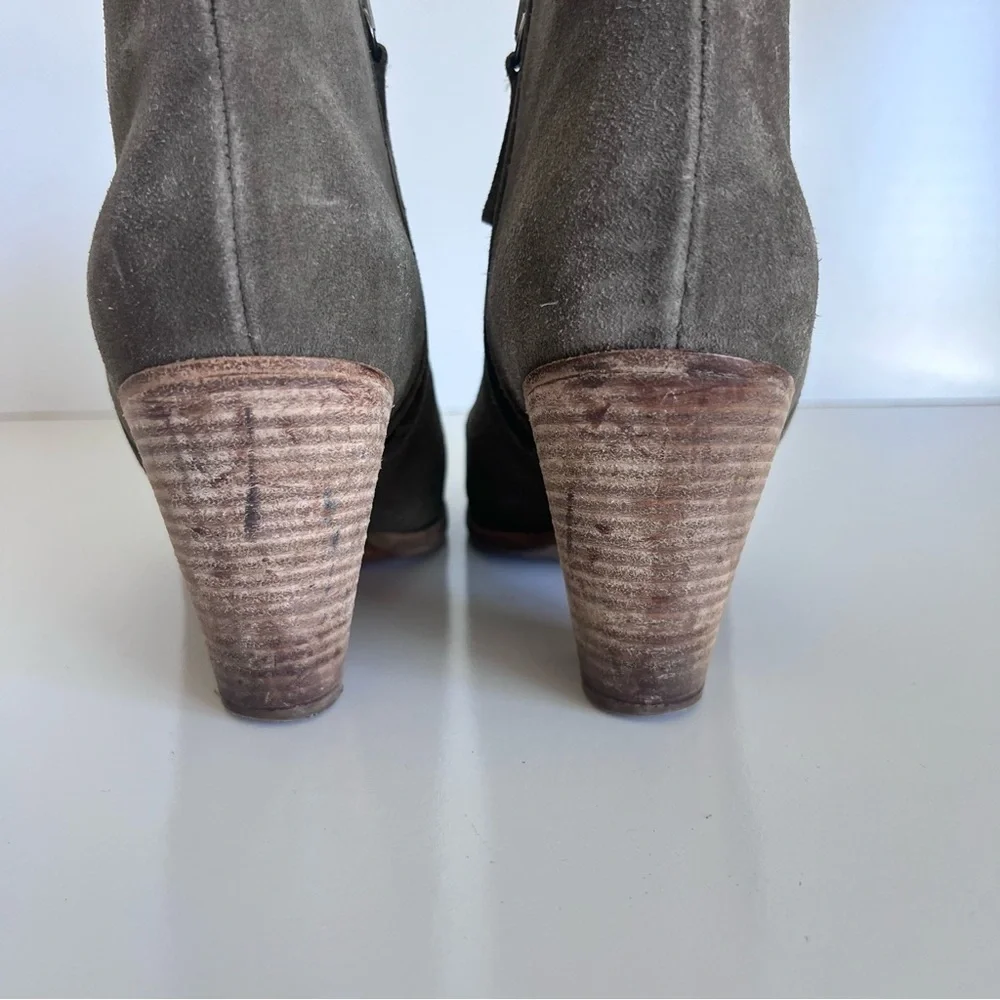 Giuseppe Zanotti Nicky Ankle Boots Suede Side Zip Pointed‎ Toe